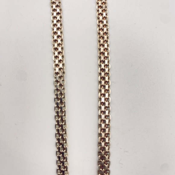 Sterling Silver Navrantha Cross Pendant and Woven Mesh Italian Chain 24” - Picture 6 of 16